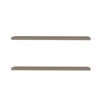 FONTOI 2PCS Storage Shelf Wall Mounted, Floating Shelf for Living Room Bathroom, Home Decor, Taupe, 47.3"*1.5"*9.8" - 4 of 4