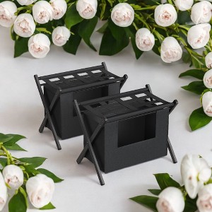 Luggage Rack with Removable Laundry Bag, Suitcase Stands, Luggage Stand, Foldable Easy Assemble - 1 of 4