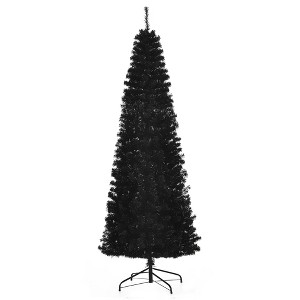 7 FT Artificial Christmas Tree Pencil Xmas Tree with Stand, 818 Tips, Holiday Home Indoor Decoration for Party - 1 of 4