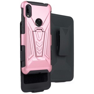 Nakedcellphone Combo for Jitterbug Smart3 - Hybrid Case and Belt Clip Holster - 1 of 4