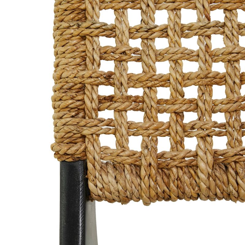 Contemporary Seagrass Woven Accent Chair Brown - Olivia &#38; May, 3 of 6