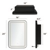 CSBDHOME 16"W x 24" H Recessed Framed Medicine Cabinet With LED Lights - 2 of 4