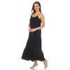 White Mark Women's Scoop Neck Tiered Maxi Sun Dress - 2 of 4