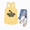 Simply Sage Market Women's Summer Vibes Cursive Palm Trees Graphic Racerback Tank - 2 of 2