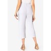 Roaman's Women's Plus Size Soft Knit Capri Pant - 3 of 4