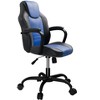 APRILSOUL Gaming Office Chair Black Faux Leather 1pc Chairs Casters Plush Padded Chair w Arms Comfortable Modern Stylish - 4 of 4