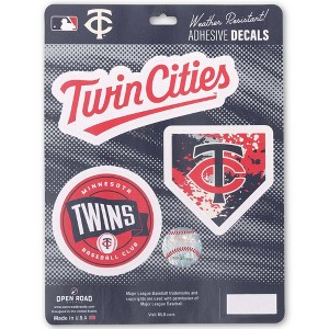 MLB Minnesota Twins Sticker Decal - 3pk - 1 of 4