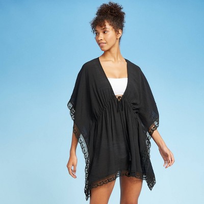 black lace dress cover up