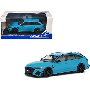 2022 Audi ABT RS 6-R Miami Blue 1/43 Die Cast Model Car by Solido - 1 of 4