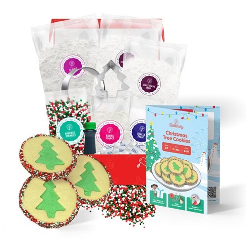 Btjx Christmas Cookie Santa Christmas Tree Three- Spring Laminated Cookie Baking Set, Size: One size, Gray