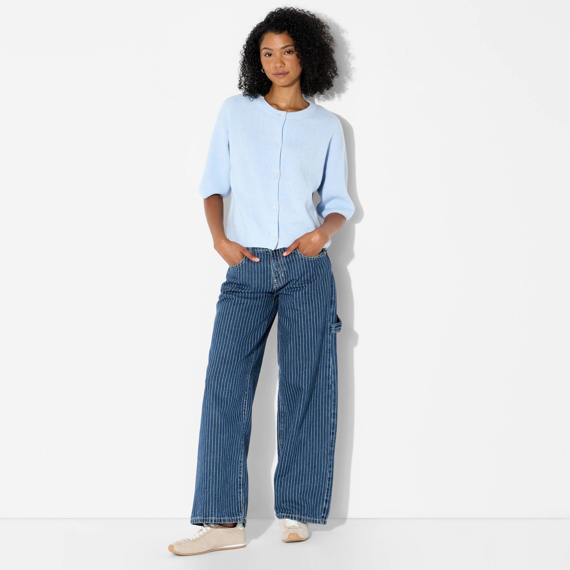 Women's Crewneck Cardigan - Wild Fable™