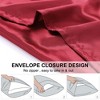 PiccoCasa Body Soft Silky Satin Smooth Machine Washable Envelope Closure Pillowcases 1Pc - 3 of 4