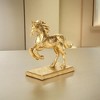 Cheung's Balik Golden Cast Iron Rearing Horse - 3 of 3