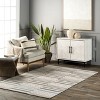 Nuloom Emika Striped Hand Woven Cotton Indoor Area Rug 5' x 8' in Light Gray - 2 of 4