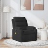 vidaXL Massage Recliner Chair Black Velvet - 2 of 4