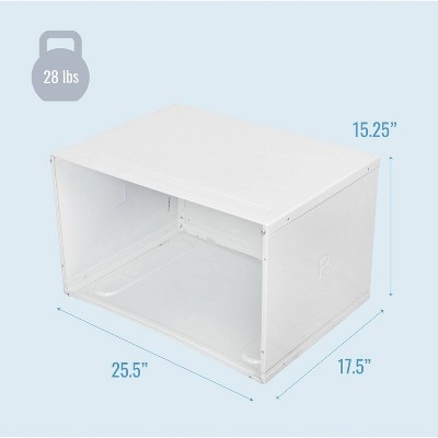 Keystone 26" White Metal Wall Sleeve for Air Conditioners