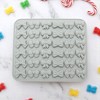 Unique Bargains Candy Making Moulds 36-Cavity Bow Tie Collection Candy Mould Hand Wash 7.87"x6.65"x0.43" 1 Pc - 2 of 4