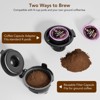 Kismile Single Serve Coffee Maker, Coffee Brewer for Capsule and Ground Coffee, Capsule Coffee Machine with 40 Oz Water Tank - 2 of 4