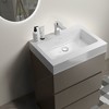 NicBex Bathroom Vanity with Sink Basin,Bathroom Sink Vanity with Storage Space,24/30/36 inch Bathroom Sink Cabinet without Drain,Walnut/Gray - 4 of 4