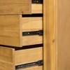 CAVINAS Dresser for Bedroom with 2 Open Shelves and White Metal Handle,Modern Chest of Drawers,Freestanding Dresser for Bedroom - 4 of 4
