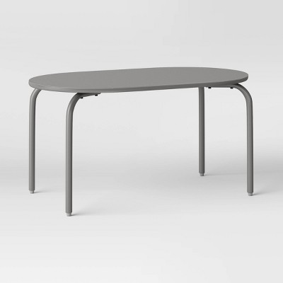 Gray Patio Coffee Tables Target, Large Round Gray Dotted Dorothy Outdoor Coffee Table