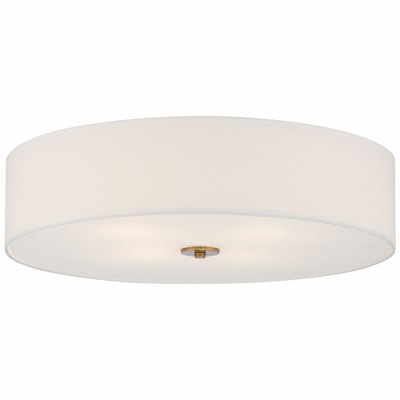 Access Lighting Mid Town 4 - Light Flush Mount in  Antique Brushed Brass