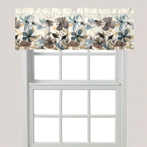 Laural Home Greige Floral Window Valance - 1 of 1