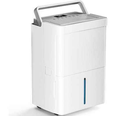 R.W.FLAME 80 Pint Dehumidifier with Pump & Drain Hose - Smart Humidity Control, 3 Modes, Child Lock, 24H Timer, Portable Wheels for Garage/Basement