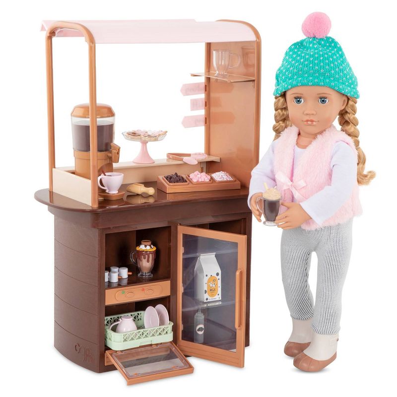 Our Generation Hot Chocolate Stand for 18&#34; Dolls - Choco-tastic, 5 of 13