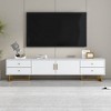 NicBex TV Stand for TVs up to 75 Inches,Entertainment Center with 4 Drawers and 1 Cabinet for Living Room,Bedroom - 2 of 4