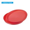 Unique Bargains Restaurant Home Bar Round Plastic Non-Slip Food Service Tray 2 Pcs - 4 of 4