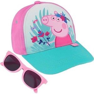 Peppa Pig Girls Baseball cap & Sunglasses, Ages 2-4 - 1 of 4