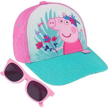 Peppa Pig Girls Baseball cap & Sunglasses, Ages 2-4