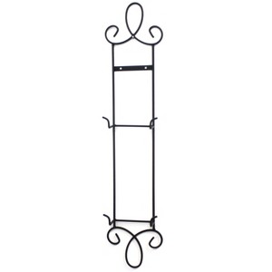 Blue Rose Polish Pottery 2 Tier Augusta Narrow Vertical Plate Rack - 1 of 2