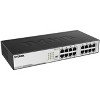 D-Link DGS-1016D 16-Port Gigabit Unmanaged Metal Desktop or Rackmount Switch - 2 of 4