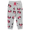 Disney Minnie Mouse Girls Fleece Zip Up Hoodie and Jogger Pants Set Little Kid to Big Kid - image 4 of 4