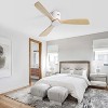 BestParts 52" Ceiling Fan, Recessed with Remote - Reversible DC Motor, 6 Speeds, Vintage Farmhouse Design - 2 of 4