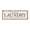 Olivia & May Metal Sign Laundry Wall Decor White: Farmhouse Style, 24-Hour Service, Metalwork Art, Indoor Decor - 2 of 4