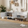 Modern Storage Bench, with Drawers & Removable Cushion, Shoe Bench, for Bedside, Living Room, Entryway, Multiple Design Styles & Color Combinations - 3 of 4