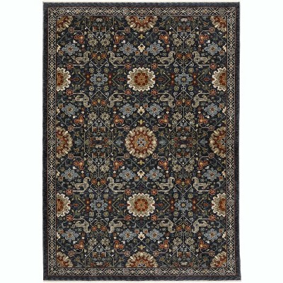 Oriental Weavers Aberdeen 006B1 Blue/ Multi Indoor Area Rug - 3'3" x 5'