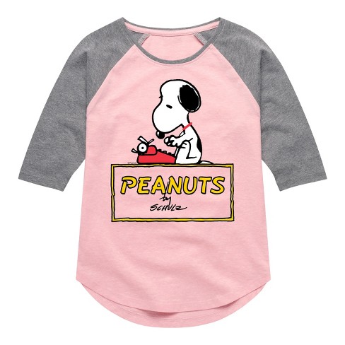 Peanuts Snoopy Typing - Light Pink/ath Hea - 4t : Target