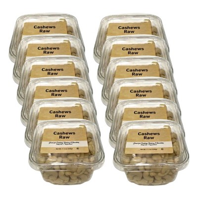 Woodstock Foods Cashews Raw - Case of 12/11.5 oz