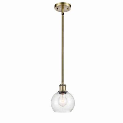 Athens - 1 Light Mini Pendant In Industrial Style-7.88 Inches Tall and 6 Inches Wide