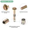 Unique Bargains Galvanized Iron-Carbon Steel Anti-Corrosion Durable Expansion Bolt 10 Pcs - 2 of 4
