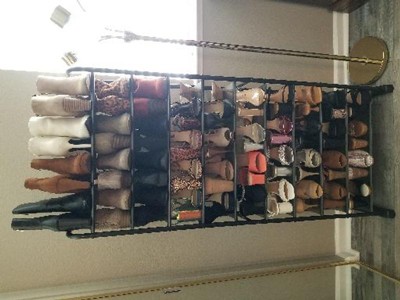 Costway 10-Tier Shoe Rack Space-saving Shoe Organizer W/Metal Frame 70 -  Bed Bath & Beyond - 30922459