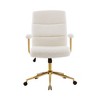 NicBex Adjustable Office Chair with Wheels,Modern Computer Chair with Padded Arms,Swivel Desk Chair for Adult,Student - 4 of 4