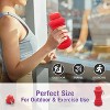 MaseiKar Collapsible Water Bottle Reusable Silicone Water Bottles for Travel Sports Gym Camping Hiking Essentials Doughnut Style 20oz BPA Free - 4 of 4