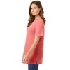 Woman Within Plus Size Waffle Thermal Satin Trim Tee - 4 of 4
