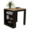 NicBex Kitchen Island Cart Morden 31" Kitchen Carts with Storage with 3 Tier Storage Shelves for Kitchen - 2 of 4