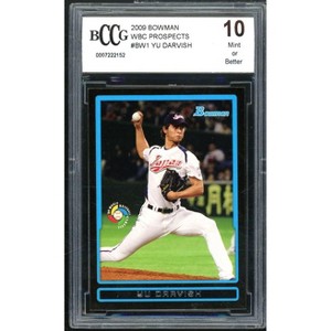 Yu Darvish Rookie Card 2009 Bowman WBC Prospects #BW1 BGS BCCG 10 - 1 of 2
